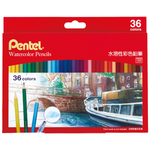 【 Pentel 飛龍 】水溶性色鉛筆36色 /盒 CB9-36TW, , large